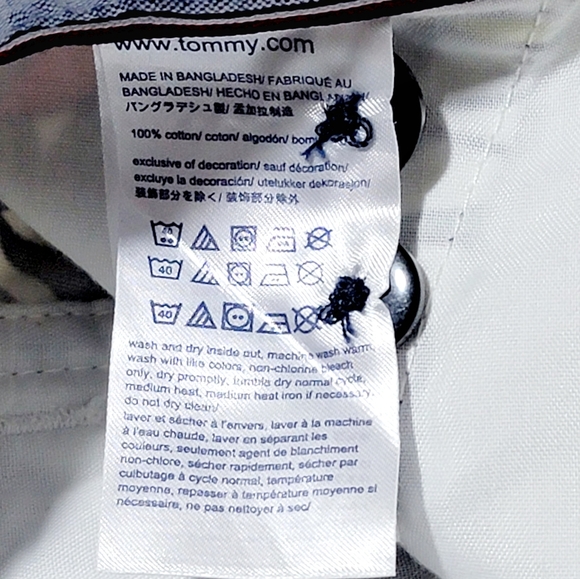 Tommy Hilfiger Tropical Hawaiian Leaf Print Chino Shorts - Picture 7 of 12